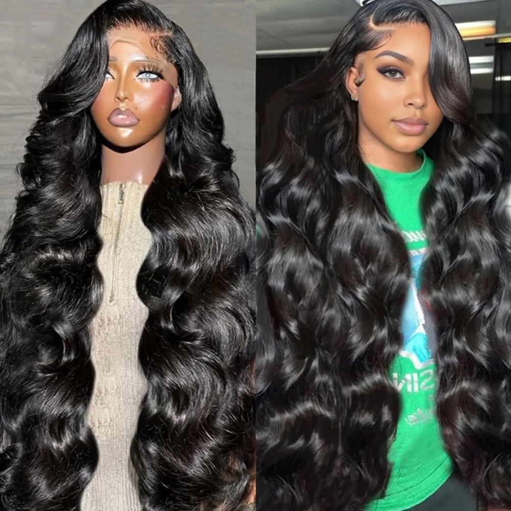 34 Inch Highlight Lace Front Wig Human Hair 13x4